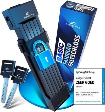 2dekans | Nextcover Vouwslot 100cm FoldBasic| Fietsslot met, Fietsen en Brommers, Ophalen of Verzenden, Nieuw