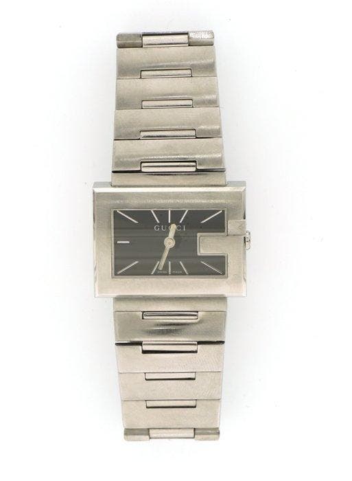 Gucci - The G Rectangle - Sans prix de réserve - YA100505 -, Handtassen en Accessoires, Horloges | Heren