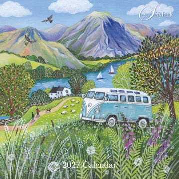Red Robin Wall Kalender 2027 - Skylark - Campervan, Ophalen of Verzenden
