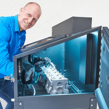 Datona Straalcabine Deluxe edition - 220 liter + 2 zakken, Ophalen of Verzenden