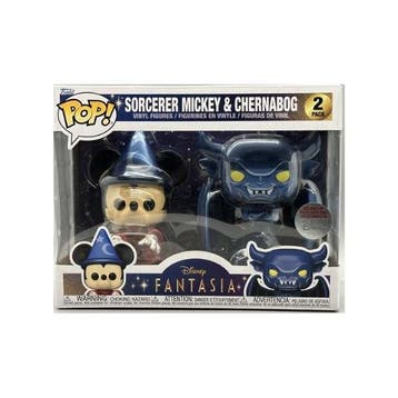 Funko Pop  Fantasia  Sorcerer Mickey &amp; Chernabog  D23, Verzamelen, Verzenden, Nieuw