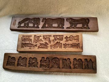 Plank (3) - Hout - 3 planken met dieren