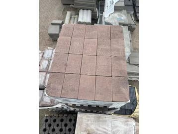 Veiling - 80m2 Betontegel Red Antique 30x20x6 Cm, Tuin en Terras, Nieuw