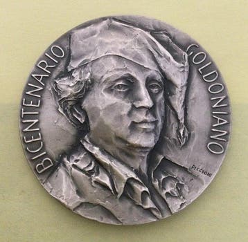 Italië. Medal Carlo Goldoni - 52 gr Ag .986 (Zonder