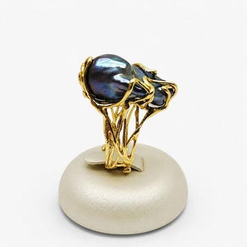 Perle - Argent 925 - Bague - perla edison