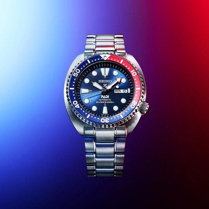 Seiko - Prospex Turtle Padi Pepsi Automatico - SRPE999K1 -, Bijoux, Sacs & Beauté, Montres | Hommes