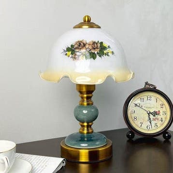 Lampe de table - Lampe de table en céramique au style