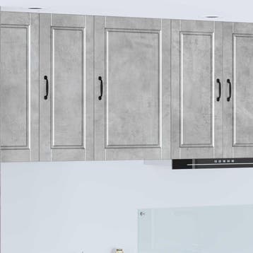 vidaXL Wandkast PORTO Beton Grijs 50 x 31 x 80 cm Bewerkt, Verzenden, Nieuw