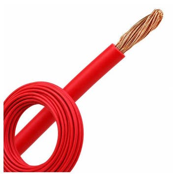 Bieden: H07V-K 6mm² Flexible Electrical Cable Red - 1M, Ophalen of Verzenden, Nieuw