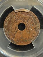 Frans Indochina. 1 Cent 1923 F.I. Cent (AU 53 (Zonder, Postzegels en Munten, Munten | Azië