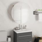 vidaXL Badkamerkast met ronde spiegel en LED 47x47x17,5 cm, Verzenden, Nieuw