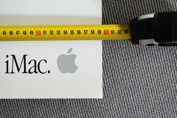 Apple De nieuwe iMac Poster - iMac - poster verzendbuis, Games en Spelcomputers, Spelcomputers | Overige Accessoires