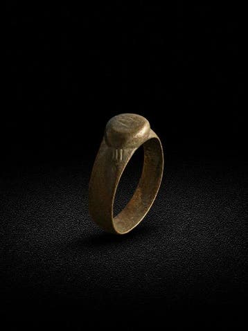 Oud-Romeins, Keizerrijk Brons Ring - 1e tot 3e eeuw na