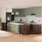 vidaXL Hondenhek inklapbaar 10 panelen 800 cm populierenhout, Verzenden, Nieuw