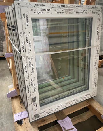 Fenêtres et portes en PVC de stock pour abri de jardin, 75 tot 150 cm, Kunststof, Verzenden, Overige typen