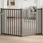 vidaXL Hondenhek inklapbaar 2 panelen 160 cm massief, Verzenden