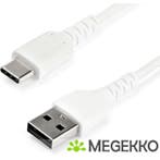 StarTech.com USB 2.0 naar USB-C kabel 1m wit, Verzenden