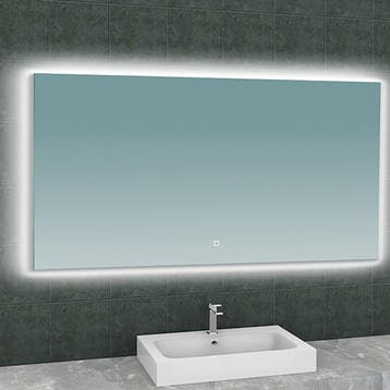 LED Spiegel 140x80 | Dimbaar 2700–6400K | Anti-condens & Tou, Huis en Inrichting, Woonaccessoires | Spiegels, Verzenden, Nieuw