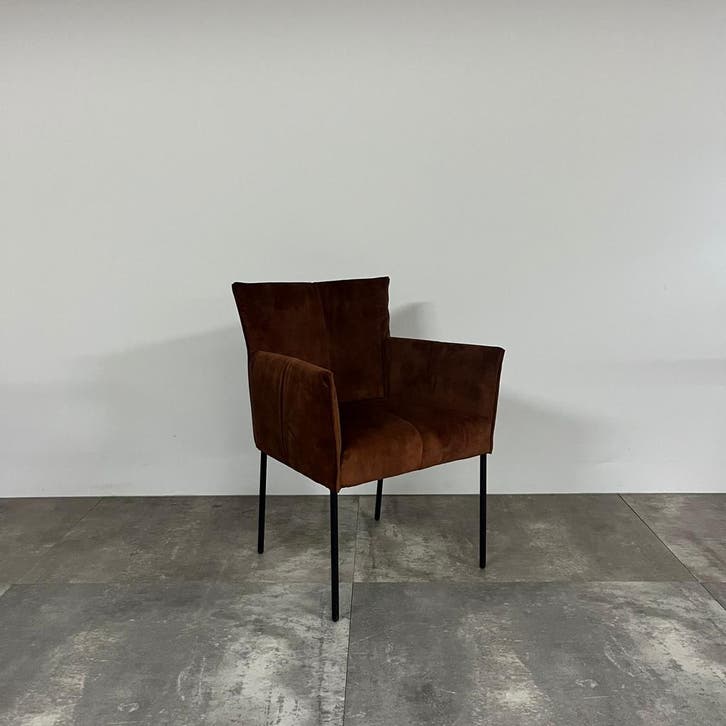 bert plantagie Set Van 6 Eetkamerstoelen Bliss - Ongebruikt, Huis en Inrichting, Stoelen, Bruin, Zo goed als nieuw, Verzenden
