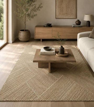 Yute - Diamond 230x160 - Tapijt - 230 cm - 160 cm, Huis en Inrichting, Stoffering | Tapijten en Vloerkleden, Nieuw
