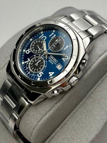 Seiko - Chronograph - Zonder minimumprijs - SND193P1, Handtassen en Accessoires