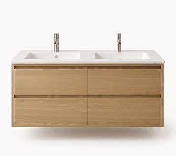 SALE - Kode 120 - Eiken - Badmeubel -, Ophalen of Verzenden, Nieuw