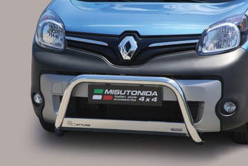 Pushbar | geschikt voor Renault | Kangoo 13- 5d mpv. | rvs z, Verzenden