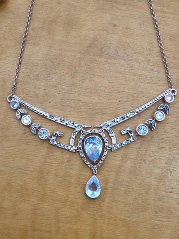 Zonder minimumprijs - Halsketting - 9 kt. Zilver, Roségoud