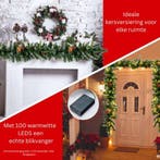 2dekans | Coast Kerstslinger Groen – 274 cm – Met 100, Ophalen of Verzenden, Nieuw