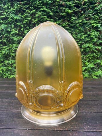 Plafondlamp (2) - Glas, Messing