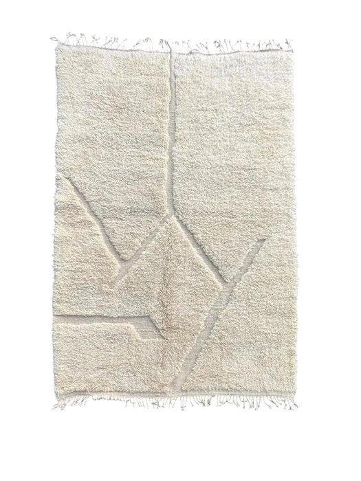 Moderne Marokkaanse Beni M’rirt woltapijt – handgeweven luxe, Huis en Inrichting, Stoffering | Tapijten en Vloerkleden