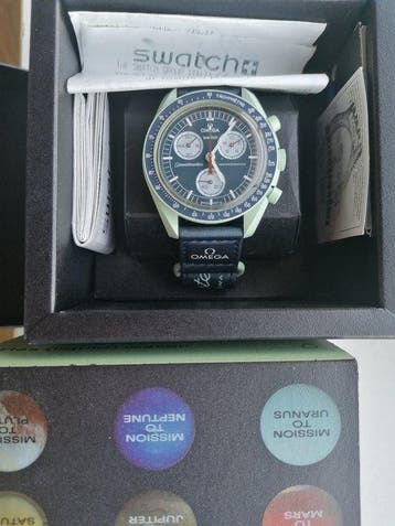 Omega x Swatch - MoonSwatch - Mission on Earth - Sans prix, Bijoux, Sacs & Beauté, Montres | Hommes