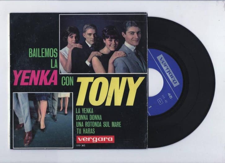 Tony Vilaplana - Bailemos La Yenka Con Tony (EP) (1-7-Vinyl, CD & DVD, Vinyles Singles, Enlèvement ou Envoi