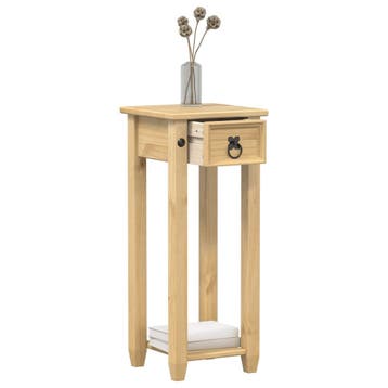 vidaXL Plantenstandaard Corona 30x30x73 cm massief, Verzenden