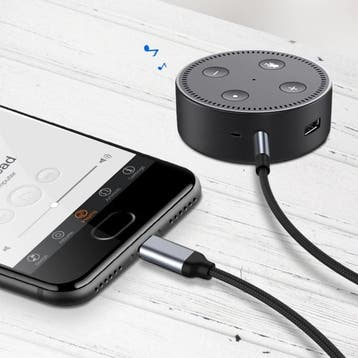 USB-C naar 3.5mm AUX Kabel Verguld Audio Jack Type C 1.5, Verzenden, Nieuw