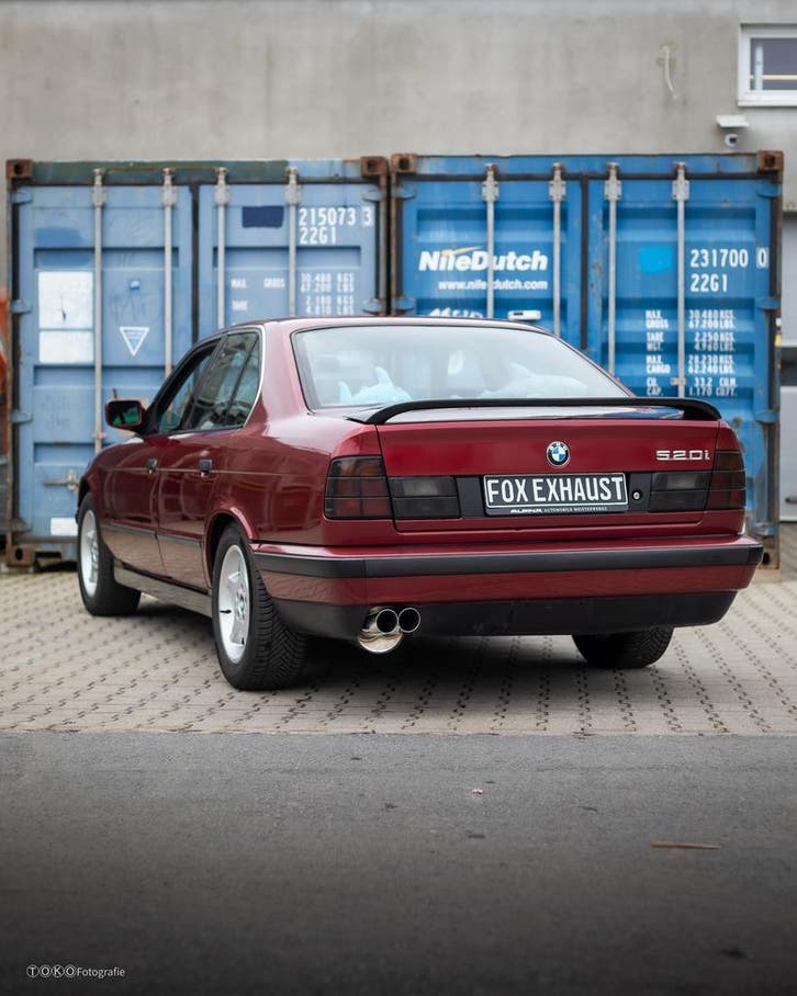 FOX BMW E34 520i einddemper inclusief extra beugel - 2x76 Ty, Autos : Pièces & Accessoires, Systèmes d'échappement, Envoi