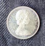 Canada. Elizabeth II. 1 Dollar 1966 (Zonder minimumprijs)