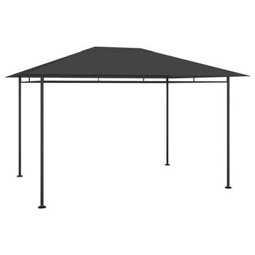 Prieel 384x281cm antraciet: Tweede kansje, OP = OP!, Verzenden, Zo goed als nieuw, Tuinpaviljoen
