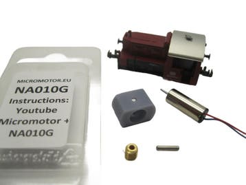 micromotor NA010G motor ombouwset Arnold Köf II, DB Köf III,, Overige merken, Gelijkstroom, Verzenden, Overige typen