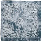 Fako Fashion - Paisley Bandana - Tie Dye - Acid Wash - Grijs, Verzenden, Nieuw