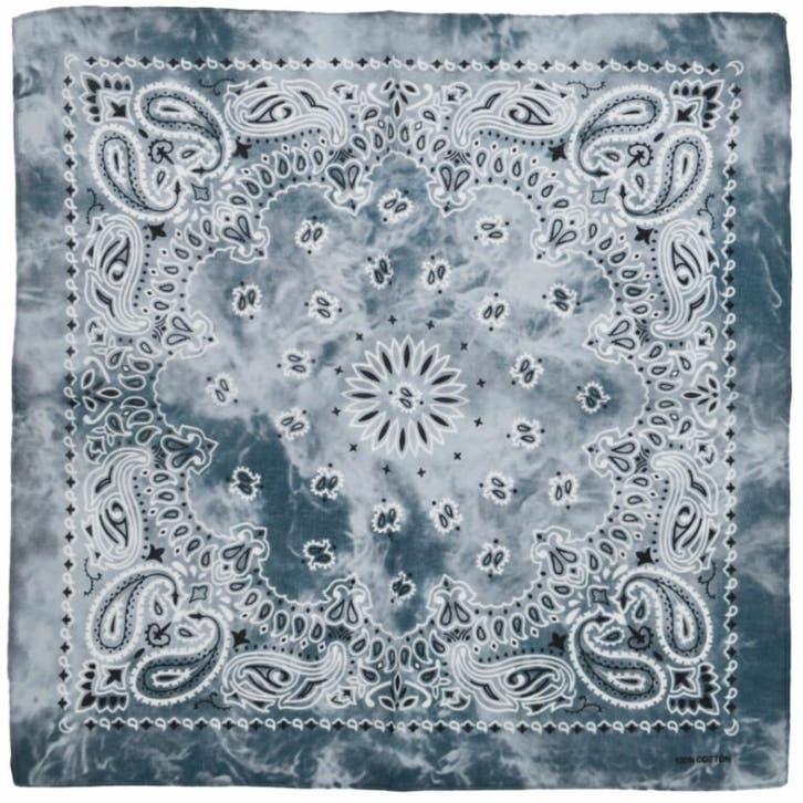 Fako Fashion - Paisley Bandana - Tie Dye - Acid Wash - Grijs, Kleding | Heren, Mutsen, Sjaals en Handschoenen, Verzenden