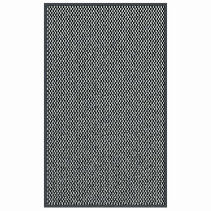 vidaXL Deurmat 90x150 cm antracietkleurig, Tuin en Terras, Deurmatten, Nieuw, Verzenden