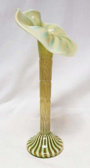 Vaas - Jack in the pulpit - Glas - Victoriaans - eind 19e .