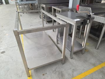 (4x) RVS werktafels