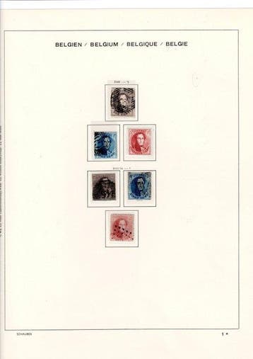 Belgique - 1849-1851/54 voir les photos, Timbres & Monnaies