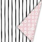 3M Line art zwart wit / roze (Cadeaupapier 3M, Inpakpapier), Ophalen of Verzenden
