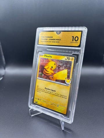 Pokémon Graded card - Pikachu 051 Pokémon Day Promo - GG 10