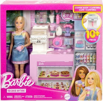 Verpakking beschadigd Barbie Koffiebar - mattel barbie co..., Verzenden, Nieuw