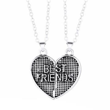 Fako Bijoux - Vriendschapsketting - BFF Ketting - Hart, Verzenden, Nieuw
