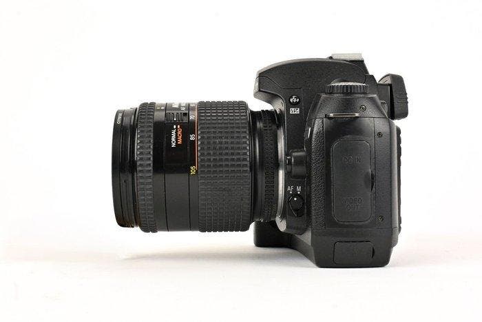 Nikon D70 + AF Nikkor 28-105mm + Nikon tas Digitale reflex, Audio, Tv en Foto, Fotocamera's Digitaal